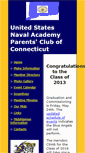 Mobile Screenshot of connecticut.usnaparents.com